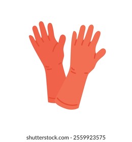 Rubber gloves icon vector isolated on white background, Rubber gloves logo concept
