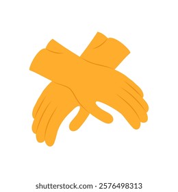 Rubber Gloves, Industrial Safety Equipment illustration