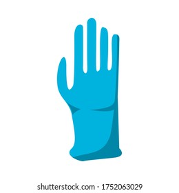rubber gloves line style icon vector illustration design