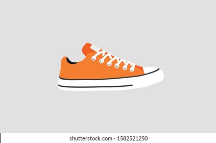 rubber gumshoes. woman man unisex footwear shoes. Vector Illustration isolated on white background