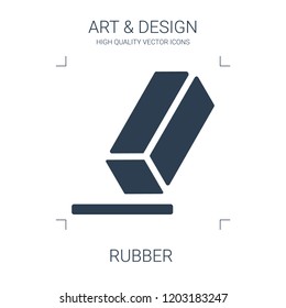 rubber icon. high quality filled rubber icon on white background. from art collection flat trendy vector rubber symbol. use for web and mobile