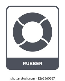 rubber icon vector on white background, rubber trendy filled icons from Travel collection, rubber simple element illustration