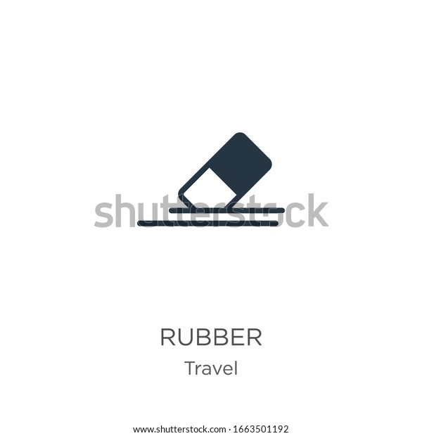 Rubber icon\
vector. Trendy flat rubber icon from travel collection isolated on\
white background. Vector illustration can be used for web and\
mobile graphic design, logo,\
eps10