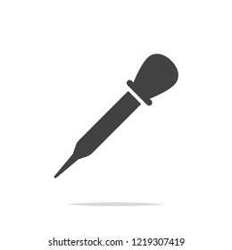 Rubber pipette icon vector