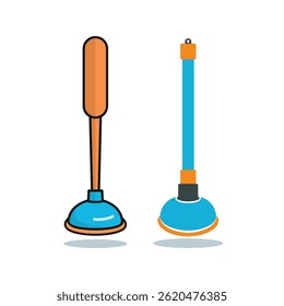 Rubber Plunger Vector And Clip Art Illustration Designs