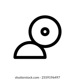 Rubber poppers. Editable stroke vector icon.