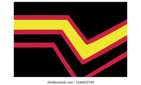 Rubber pride flag format. LGBT community flag