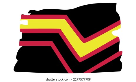 Flag-Format für Gummipride. LGBT-Community-Flagge