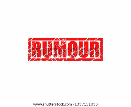 Rubber red stamp rumour