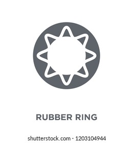 Rubber ring icon. Rubber ring design concept from  collection. Simple element vector illustration on white background.