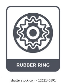 rubber ring icon vector on white background, rubber ring trendy filled icons from Summer collection, rubber ring simple element illustration