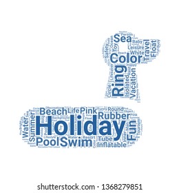 rubber ring word cloud. tag cloud about rubber ring