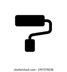 Rubber Roll Wall vector icon, isolated on white background