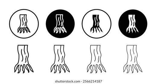 rubber roots icon Symbol mark in filled style