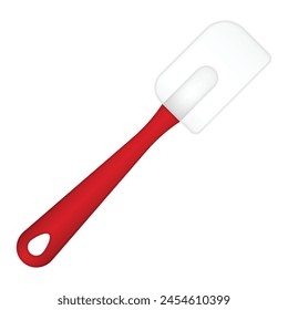 rubber spatula with silicone scraper