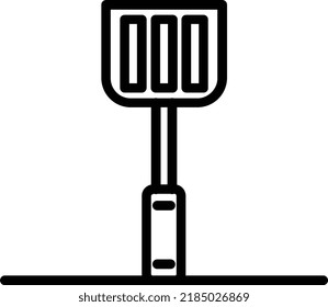 Diseño de icono de línea vectorial de goma