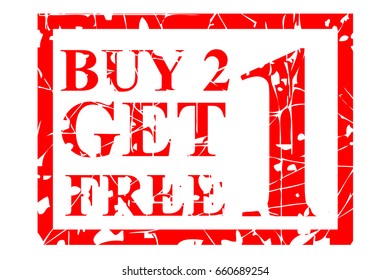 Rubber Stamp - Buy Two Get One Free 
