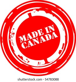 Rubber stamp Canada