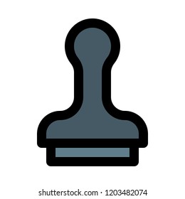 Rubber stamp, craft object.