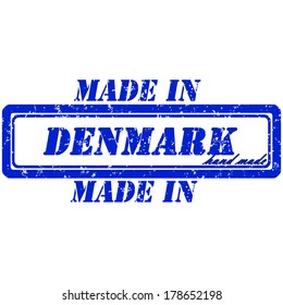 rubber stamp denmark hand made made in