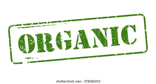 Rubber stamp design ORGANIC