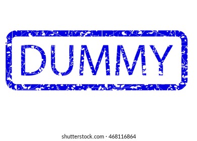 Rubber Stamp Effect, Dummy 
