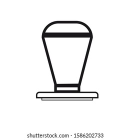 Rubber Stamp icon design template EPS 10