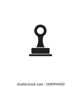 Rubber Stamp Icon Design Template Vector