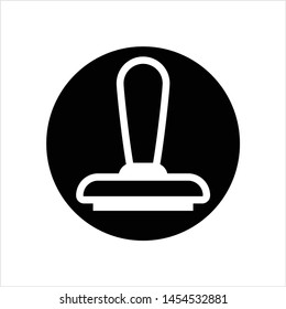 Rubber Stamp Icon Design Vector Art Illustration