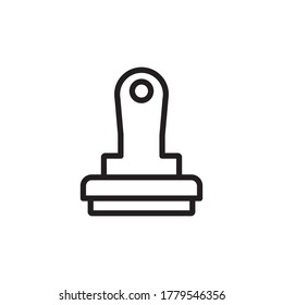 Plantilla de vectores de diseño de icono de marca de goma