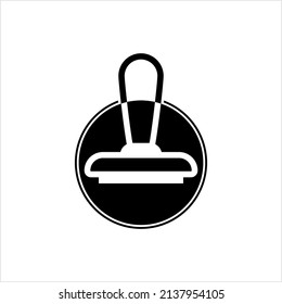 Rubber Stamp Icon Design Vector Art Illustration