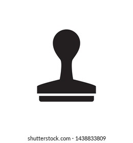 Rubber stamp icon. Editable vector 2000x2000 Pixel