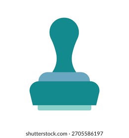 rubber stamp icon vector design template