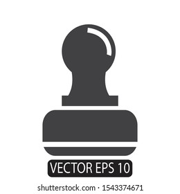 Rubber Stamp Icon , Vector EPS 10