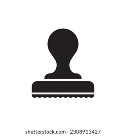 Icono de sello de goma. Icono del vector de marca. Diseño de señal plana de sello. pictograma de símbolo. icono de interfaz de usuario de UX