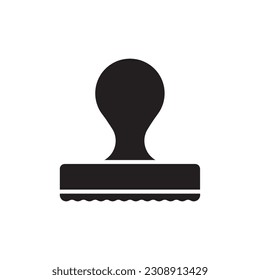 Rubber stamp icon. Stamp vector icon. Stamp flat sign design. symbol pictogram. UX UI icon