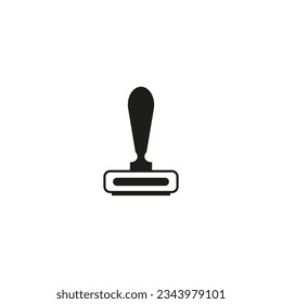 Rubber stamp icon. Vector illustration. Eps 10.