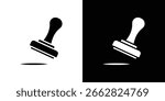 Rubber stamp icon Vector scalable graphics