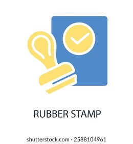 rubber stamp icon. vector.Editable stroke.linear style sign for use web design,logo.Symbol illustration.