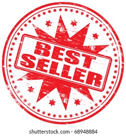 Rubber stamp illustration showing "BEST SELLER" text