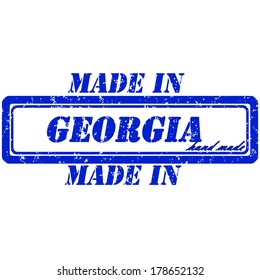 Rubber stamp made in georgia hand made