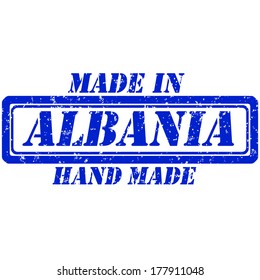 rubber stamp made in and hand made albania