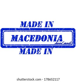 Rubber stamp made in macedonia hand made