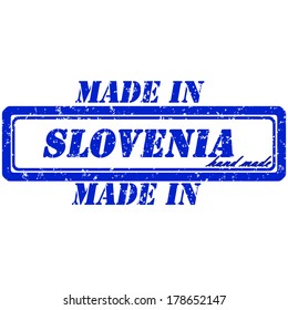 Rubber stamp made in slovenia hand made