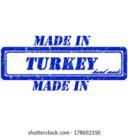 Rubber stamp made in turkey hand made