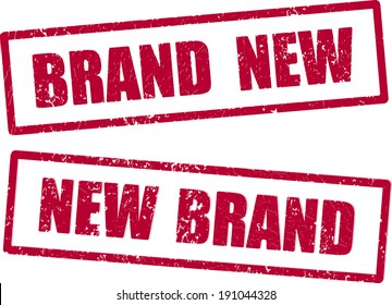 Rubber Stamp New Brand