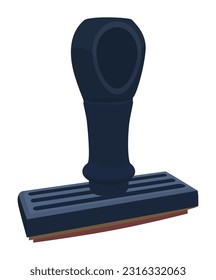 rubber stamp on white background vector design