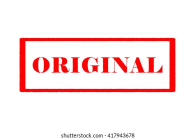 Rubber stamp "Original"