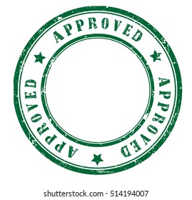 rubber stamp with text 
