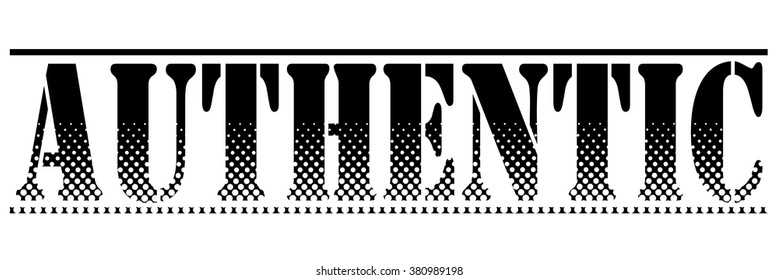  rubber stamp with text "authentic" on white, vector illustration